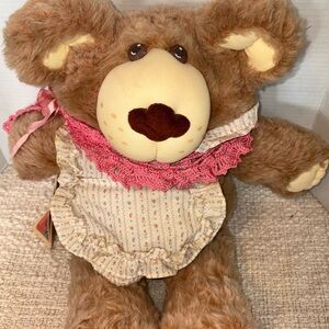 1985 Hattie Furskin Bear By Xavier Roberts With Tags